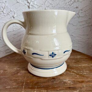 Longaberger Pottery Woven Traditions Pitcher